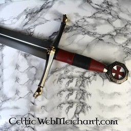 Templar sword with lion heads