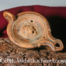 Roman oil lamp lion