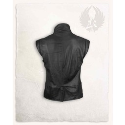 Leather Doublet Tilly, Black