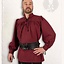 Medieval shirt Ansgar, burgundy