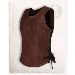 Leather Bodice Lucy, Brown