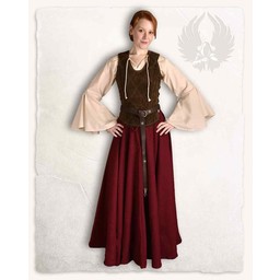 Leather Bodice Lucy, Brown