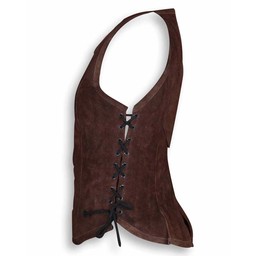 Leather Bodice Lucy, Brown