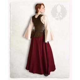 Leather Bodice Lucy, Brown