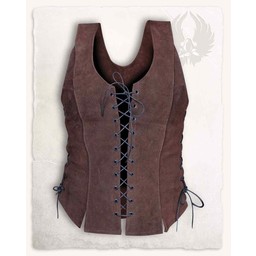 Cathy Bodice, Brown Suede
