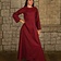 Mytholon Underdress Marita, light cotton, burgundy