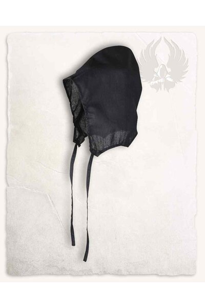 Medieval cap Jaspar, black
