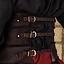 Armor corset Scarlett, brown leather