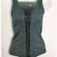 Bodice Ursula, cotton, green