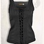 Bodice Ursula, cotton, black