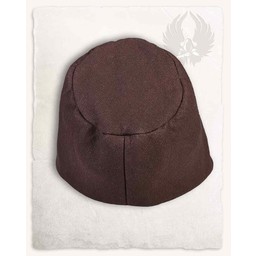 Renaissance hat, brown, canvas
