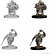 WizKids Dungeons and Dragons: Nolzur's Marvelous Miniatures - Dwarf Female Fighter