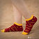 Cinereplicas Harry Potter: ankle socks, Gryffindor