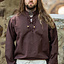 Hand-woven shirt, dark brown