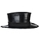 Ulfberth Medieval leather hat, black
