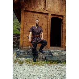 Linen Viking Trousers Odin, black