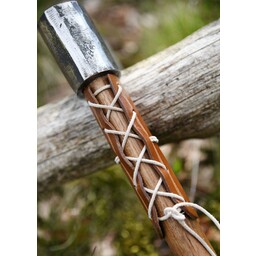 Leather axe guard, brown