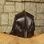 Leather helmet Antonius, brown
