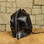 Leather helmet Antonius deluxe, black