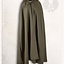 Medieval cloak Harun, wool, olive