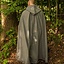 Medieval cloak Harun, wool, grey