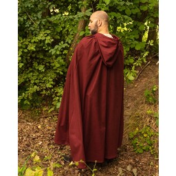 Medieval cloak Harun, burgundy