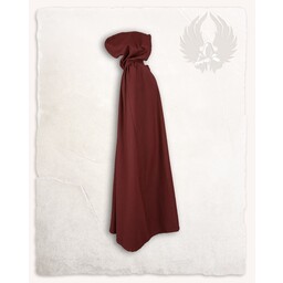 Medieval cloak Harun, burgundy