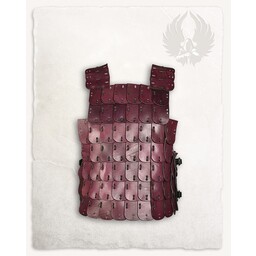 Leather Viking armour, Birger, red