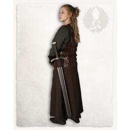 Leather Viking armour, Birger, brown