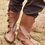 Viking boots with toggles, brown