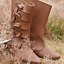 Viking boots with toggles, brown