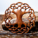 Woodcarving Tree of Life with Celtic knots
