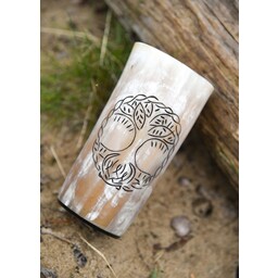 Horn drinking cup Yggdrasil