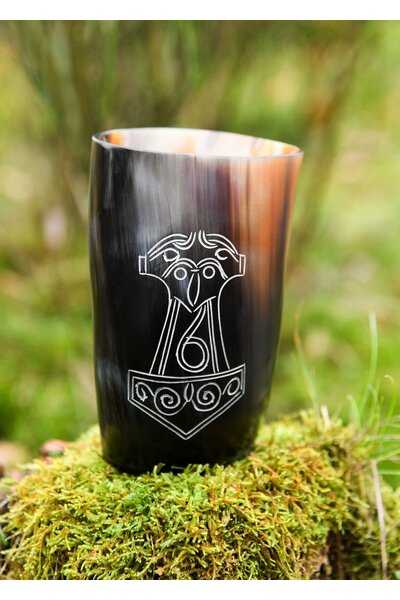 Horn drinking cup Mjolnir