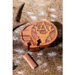 Jewelry box stag and pentagram