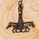 Pendant Thor's hammer with horses