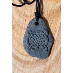 Stone pendant Celtic elements