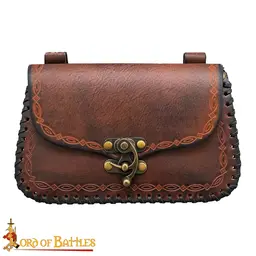 Sorcerer leather bag, brown