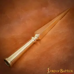 Brass spearhead