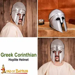 Greek hoplite helmet