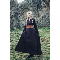 Viking dress Lina, dark brown