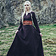 Leonardo Carbone Viking dress Lina, dark brown
