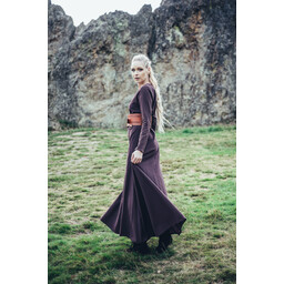 Viking dress Lina, dark brown
