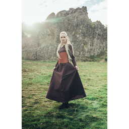 Viking dress Lina, dark brown