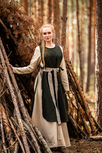 Surcoat Sigrid, green