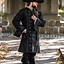 17th century Buccaneer coat, black