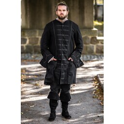 17th century Buccaneer coat, black