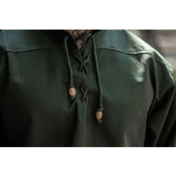 Hand-woven shirt, green
