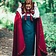 Leonardo Carbone Wool cloak Ceridwen, red
