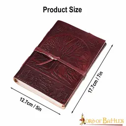 Leather journal Yggdrasil